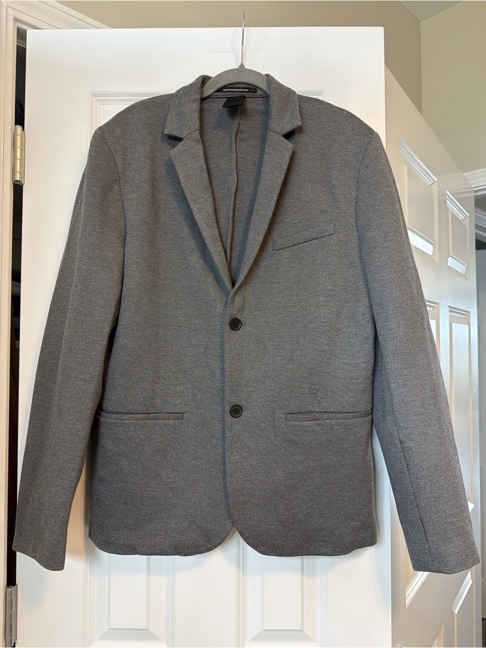 H&M Gray Men's Two-Button Blazer